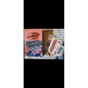 The Summer of Broken Rules book and nail bundle